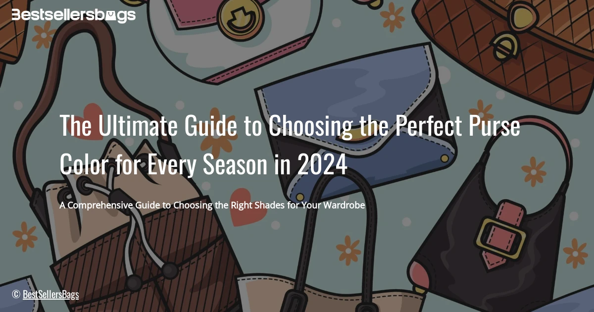 HOW TO CHOOSE BEST PURSE COLOR FOR ALL SEASONS IN JULY 2024